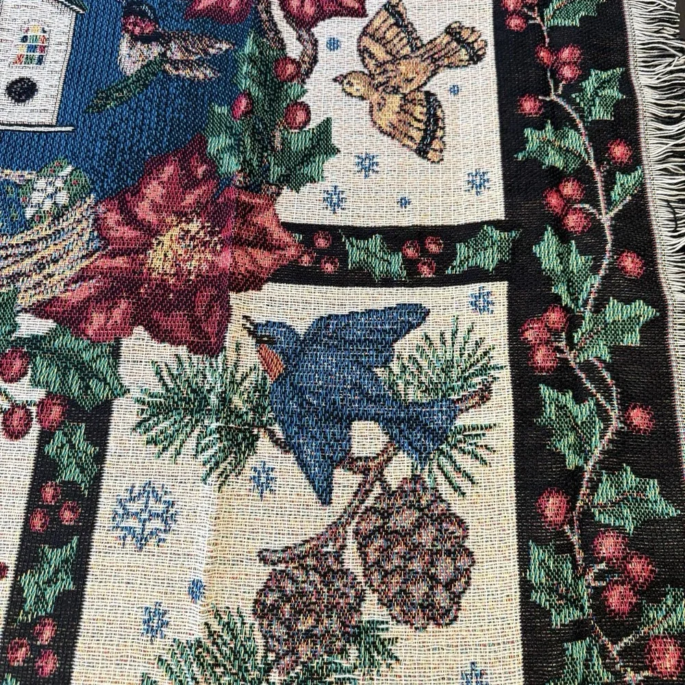 Jubilee Tapestry Woven Throw Blanket 